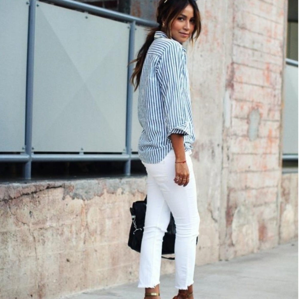 Nwt | Cache Cache Stripped Button Down Shirt - image 1